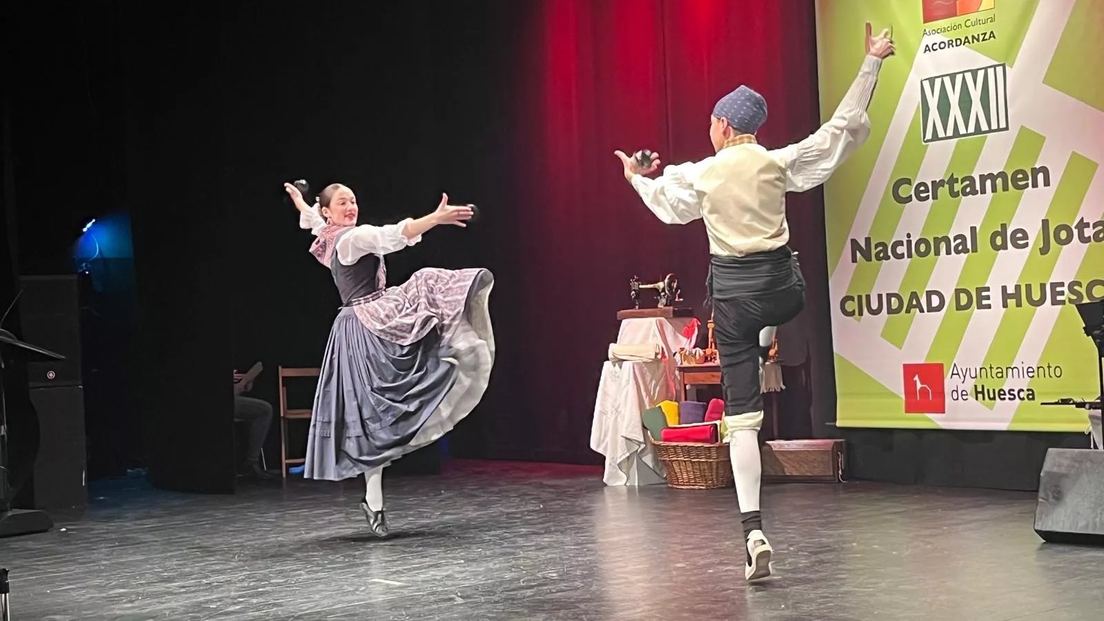 Fase clasificatoria del XXXII Certamen Nacional de Jota Ciudad de Huesca. Foto Mercedes Manterola