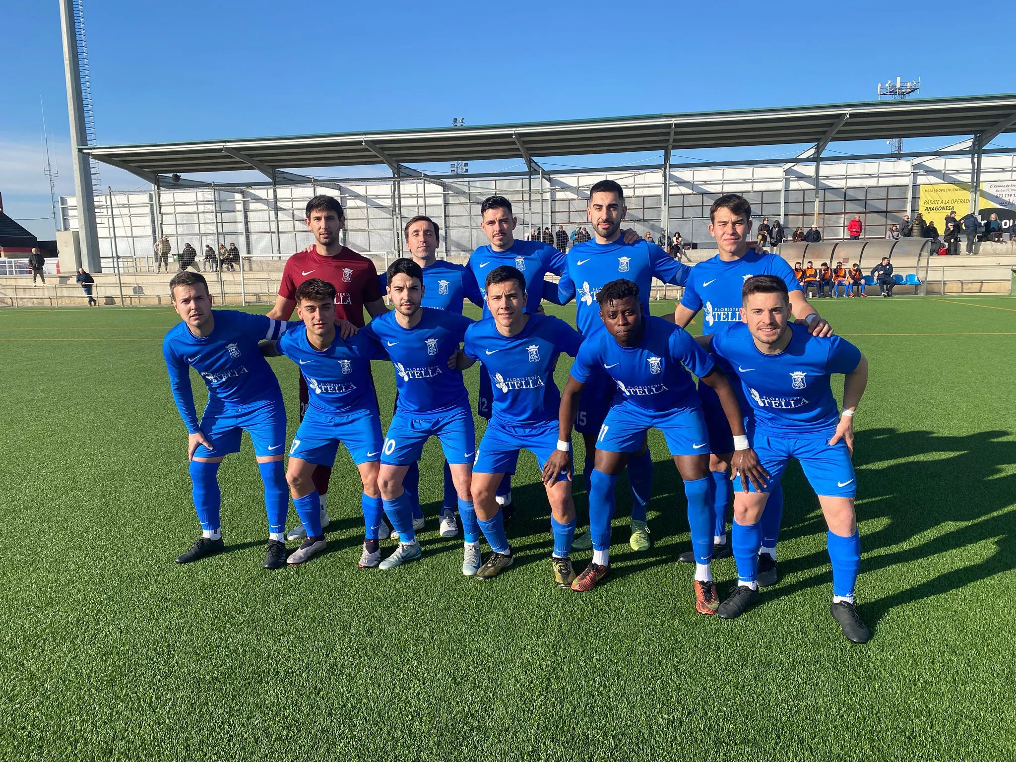 Once de la Ferranca ante el Quinto.