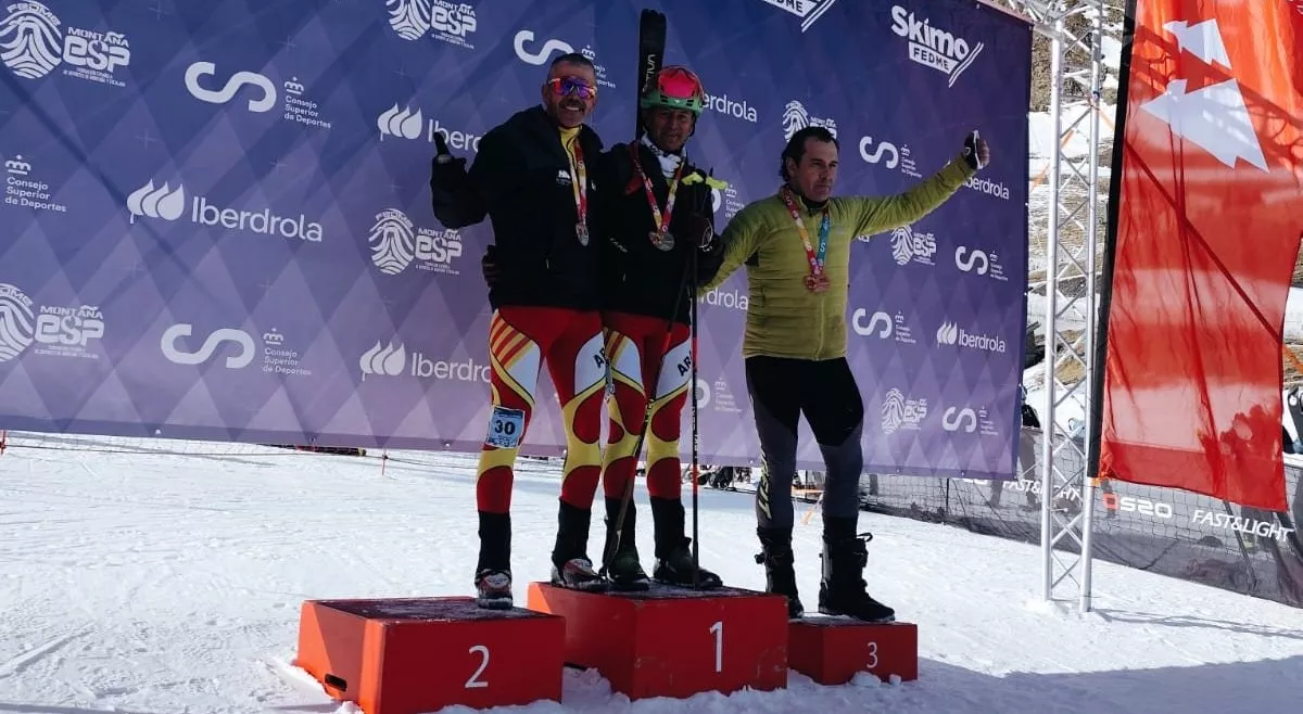 Buen papel de los altoaragoneses en la Copa de España de esquí de montaña Buen papel de los altoaragoneses en la Copa de España de esquí de montaña