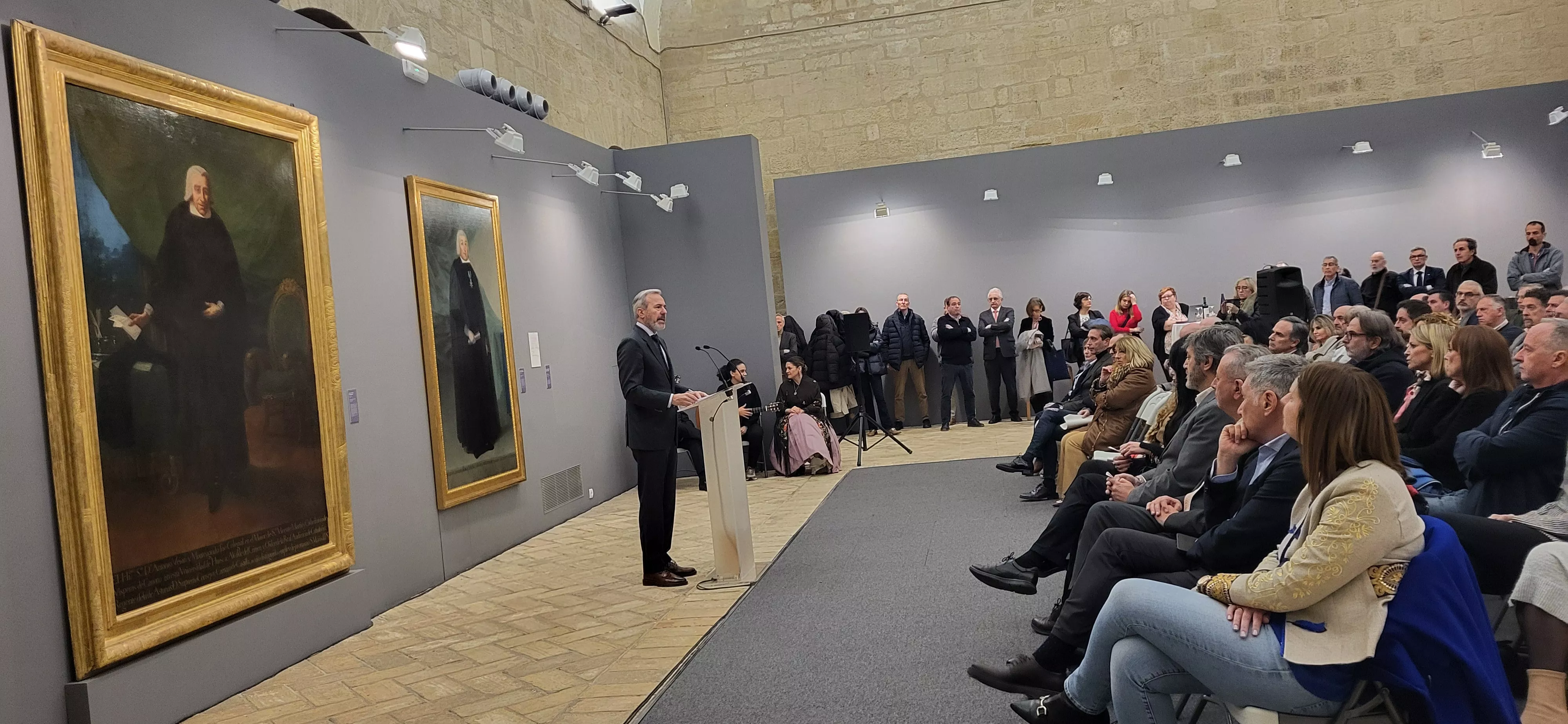 Presentación de la obra de Francisco de Goya 'Retrato de José de Cistué y Coll'. Foto Mercedes Manterola
