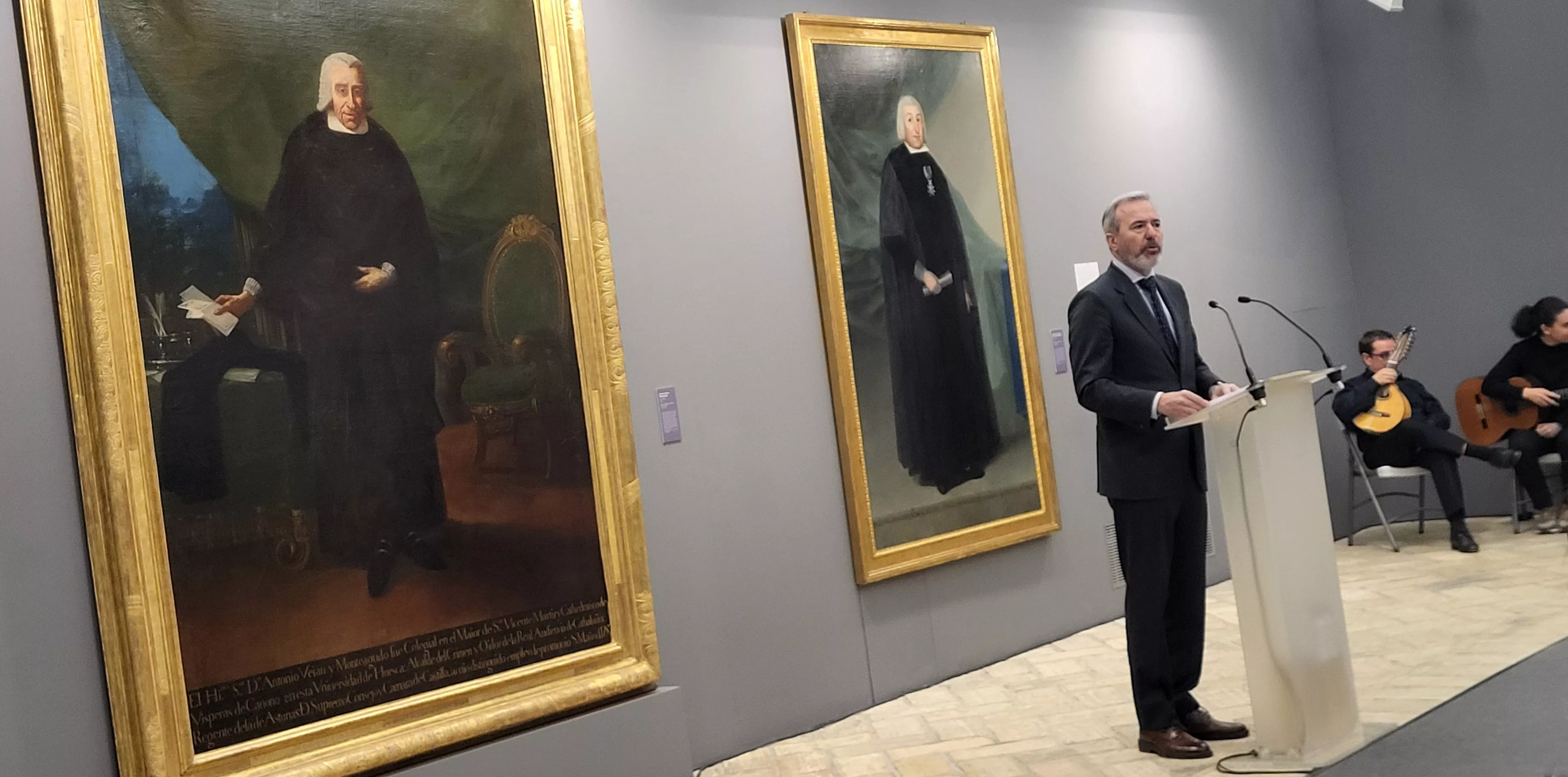 Presentación de la obra de Francisco de Goya 'Retrato de José de Cistué y Coll'. Foto Mercedes Manterola