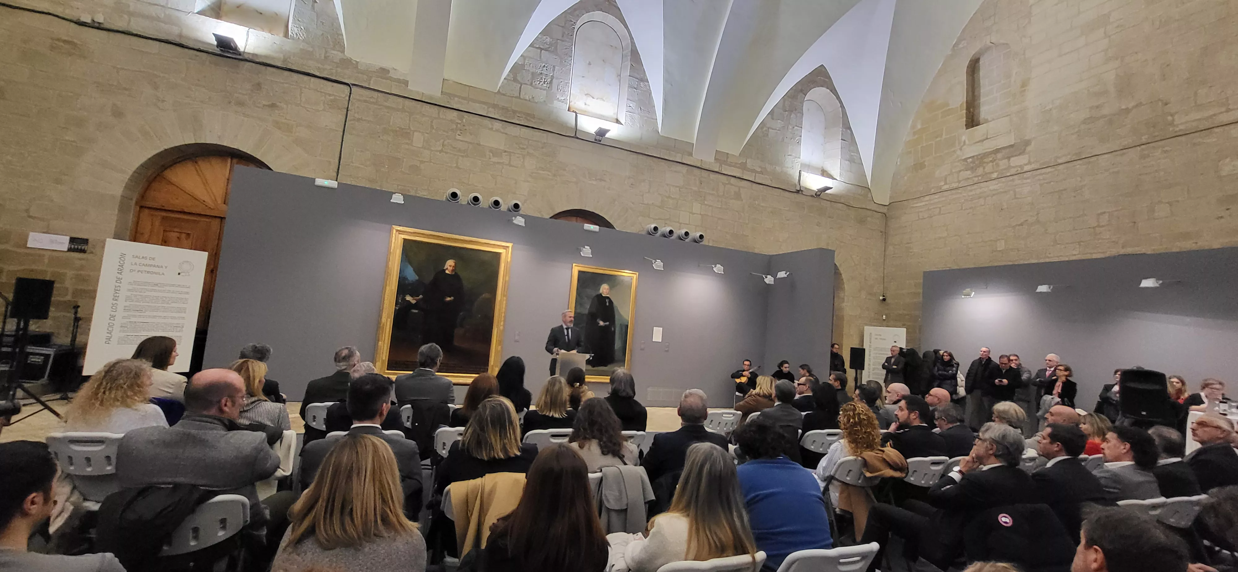 Presentación de la obra de Francisco de Goya 'Retrato de José de Cistué y Coll'. Foto Mercedes Manterola