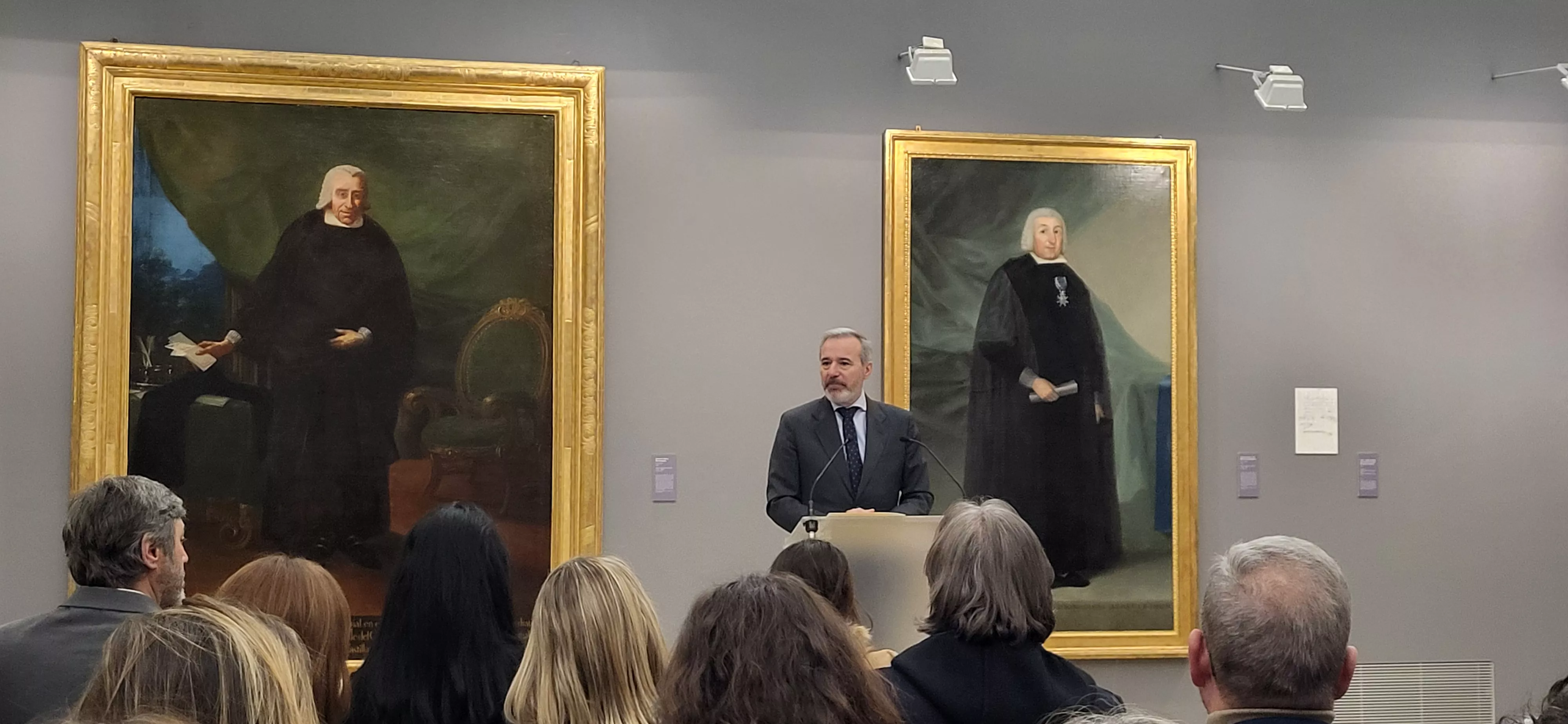 Presentación de la obra de Francisco de Goya 'Retrato de José de Cistué y Coll'. Foto Mercedes Manterola