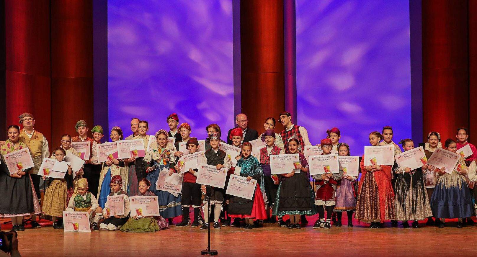 Ganadores certamen nacional de jota año 2020.