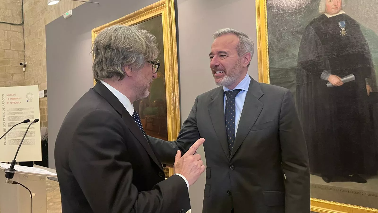 Presentación de la obra de Francisco de Goya 'Retrato de José de Cistué y Coll'. Foto Mercedes Manterola