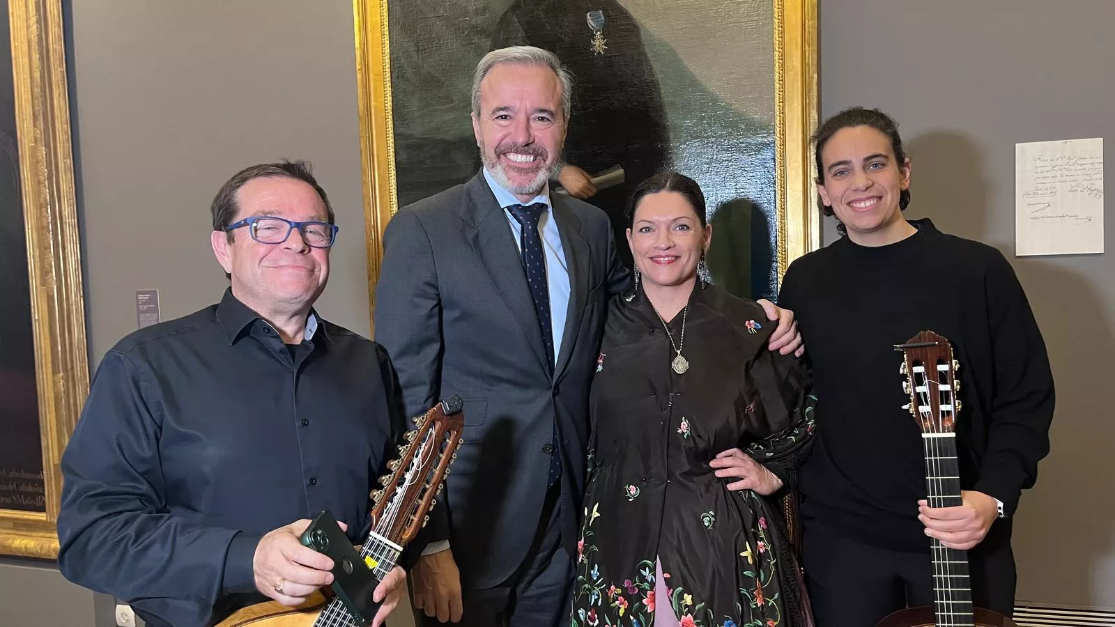 Presentación de la obra de Francisco de Goya 'Retrato de José de Cistué y Coll'. Foto Mercedes Manterola