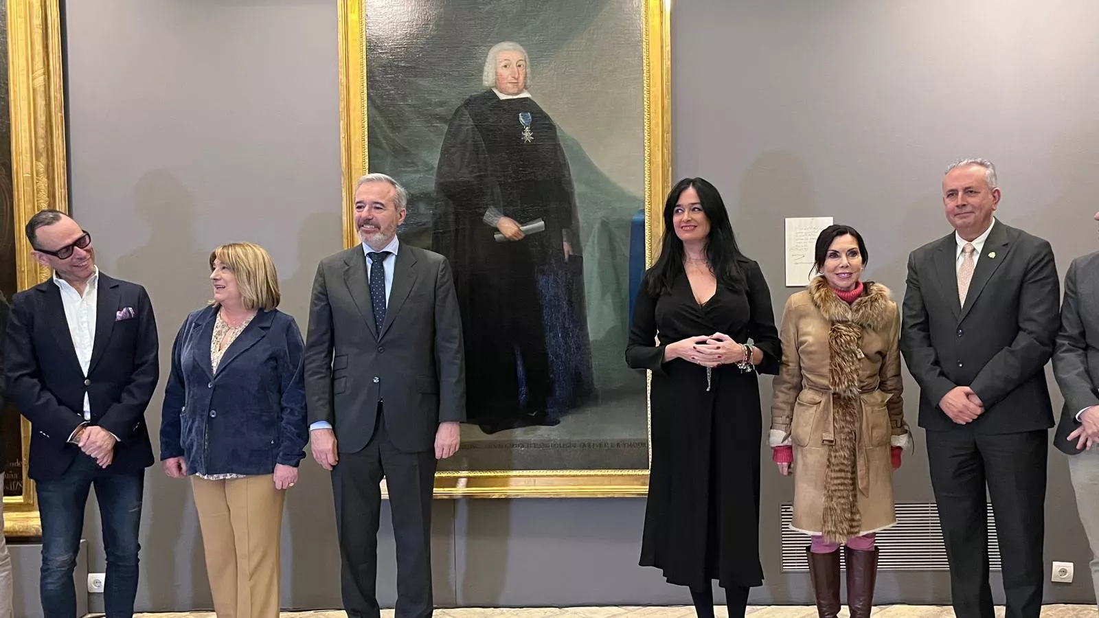 Presentación de la obra de Francisco de Goya 'Retrato de José de Cistué y Coll'. Foto Mercedes Manterola