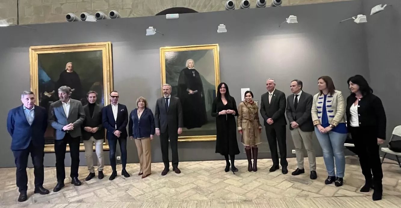 Presentación de la obra de Francisco de Goya 'Retrato de José de Cistué y Coll'. Foto Mercedes Manterola