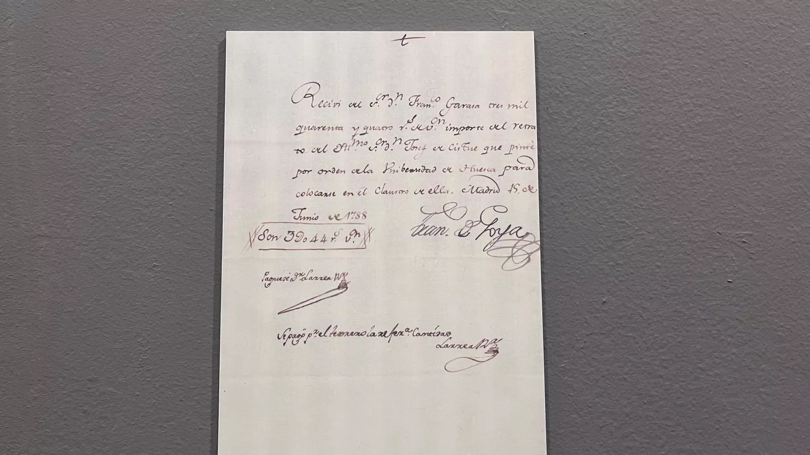 Presentación de la obra de Francisco de Goya 'Retrato de José de Cistué y Coll'. Foto Mercedes Manterola