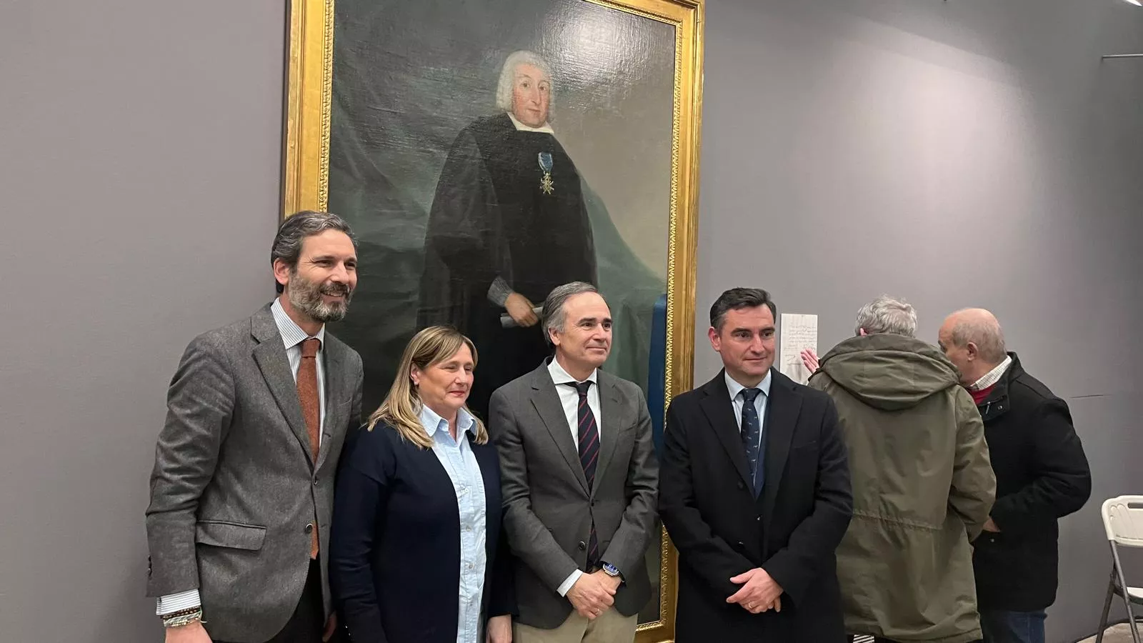 Presentación de la obra de Francisco de Goya 'Retrato de José de Cistué y Coll'. Foto Mercedes Manterola