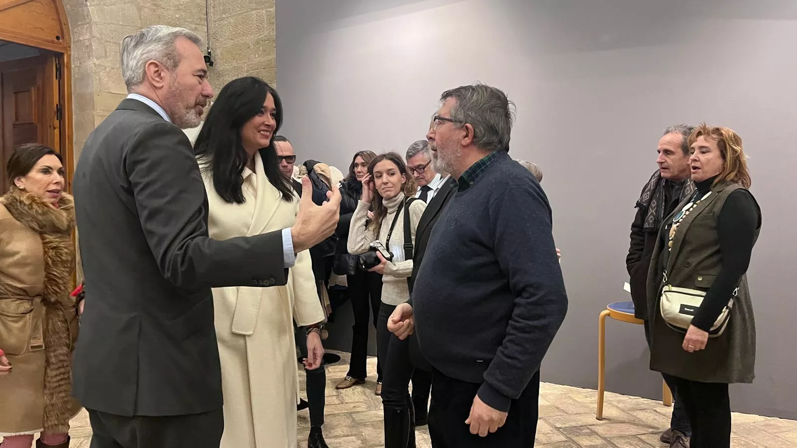 Presentación de la obra de Francisco de Goya 'Retrato de José de Cistué y Coll'. Foto Mercedes Manterola