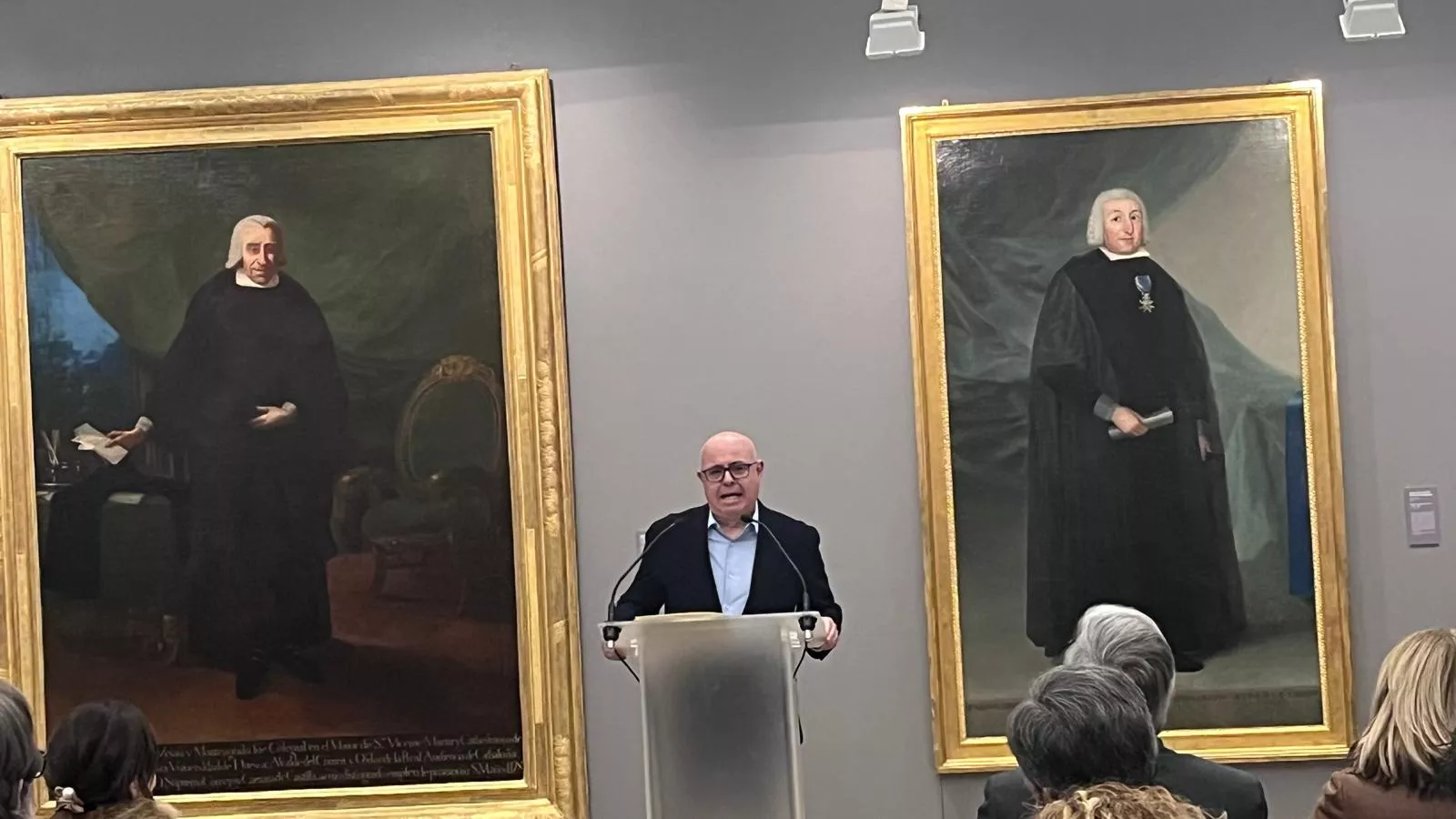 Presentación de la obra de Francisco de Goya 'Retrato de José de Cistué y Coll'. Foto Mercedes Manterola