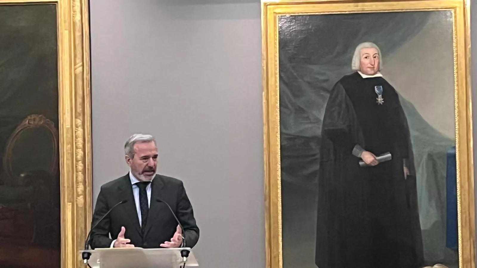 Presentación de la obra de Francisco de Goya 'Retrato de José de Cistué y Coll'. Foto Mercedes Manterola