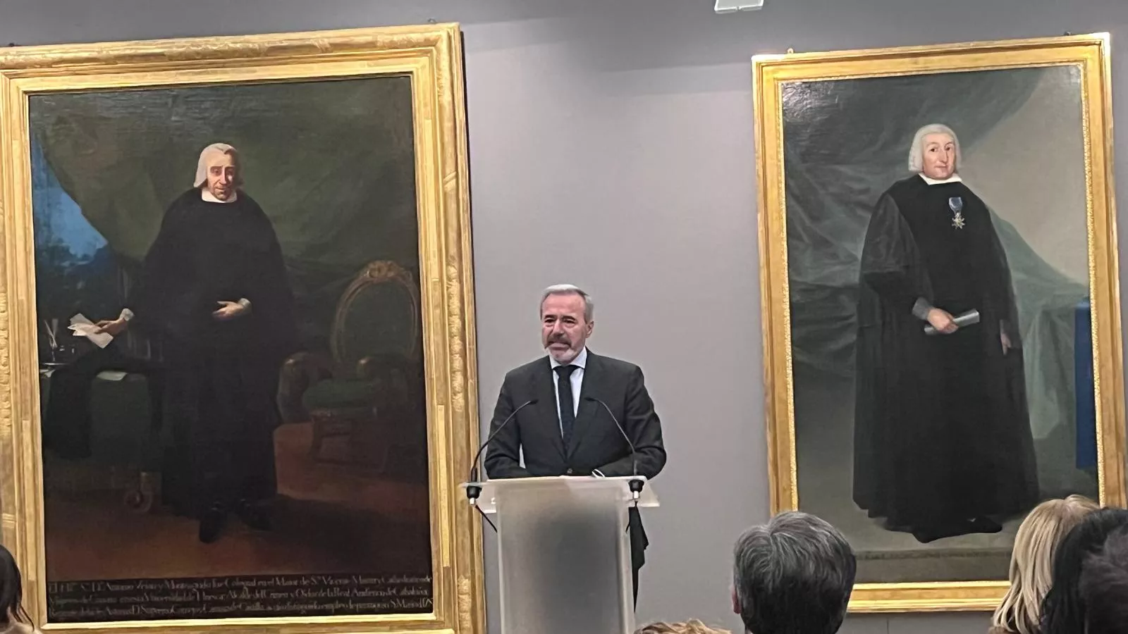 Presentación de la obra de Francisco de Goya 'Retrato de José de Cistué y Coll'. Foto Mercedes Manterola