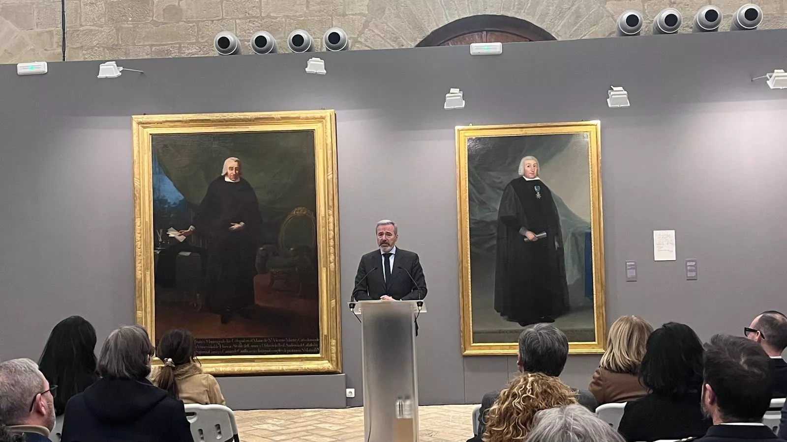 Presentación de la obra de Francisco de Goya 'Retrato de José de Cistué y Coll'. Foto Mercedes Manterola