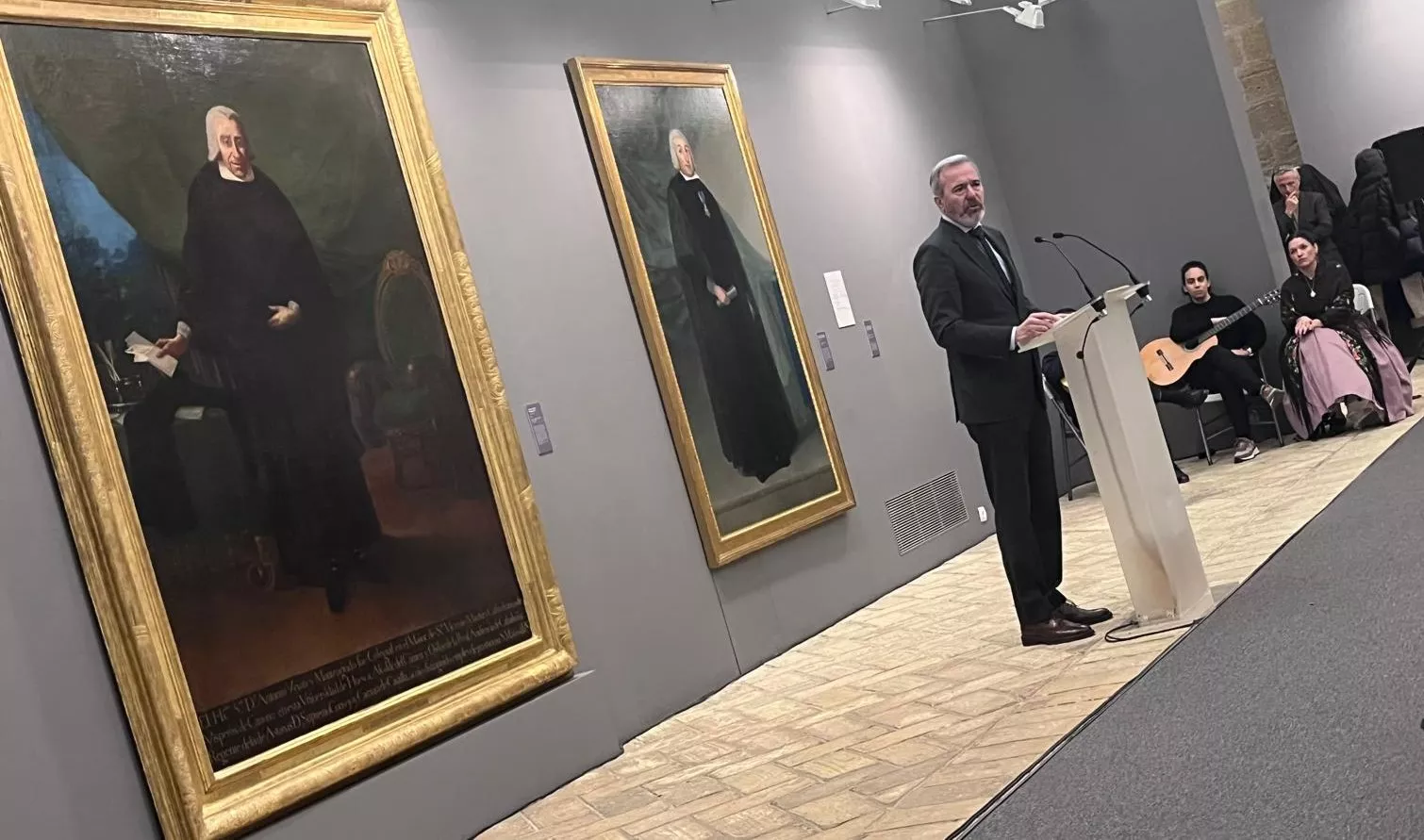 Presentación de la obra de Francisco de Goya 'Retrato de José de Cistué y Coll'. Foto Mercedes Manterola