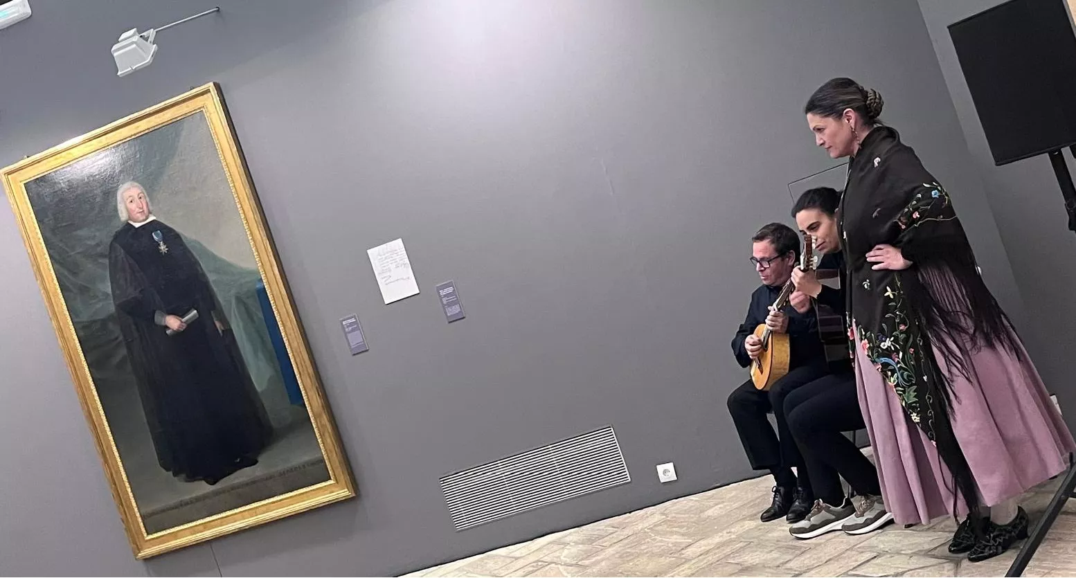 Presentación de la obra de Francisco de Goya 'Retrato de José de Cistué y Coll'. Foto Mercedes Manterola