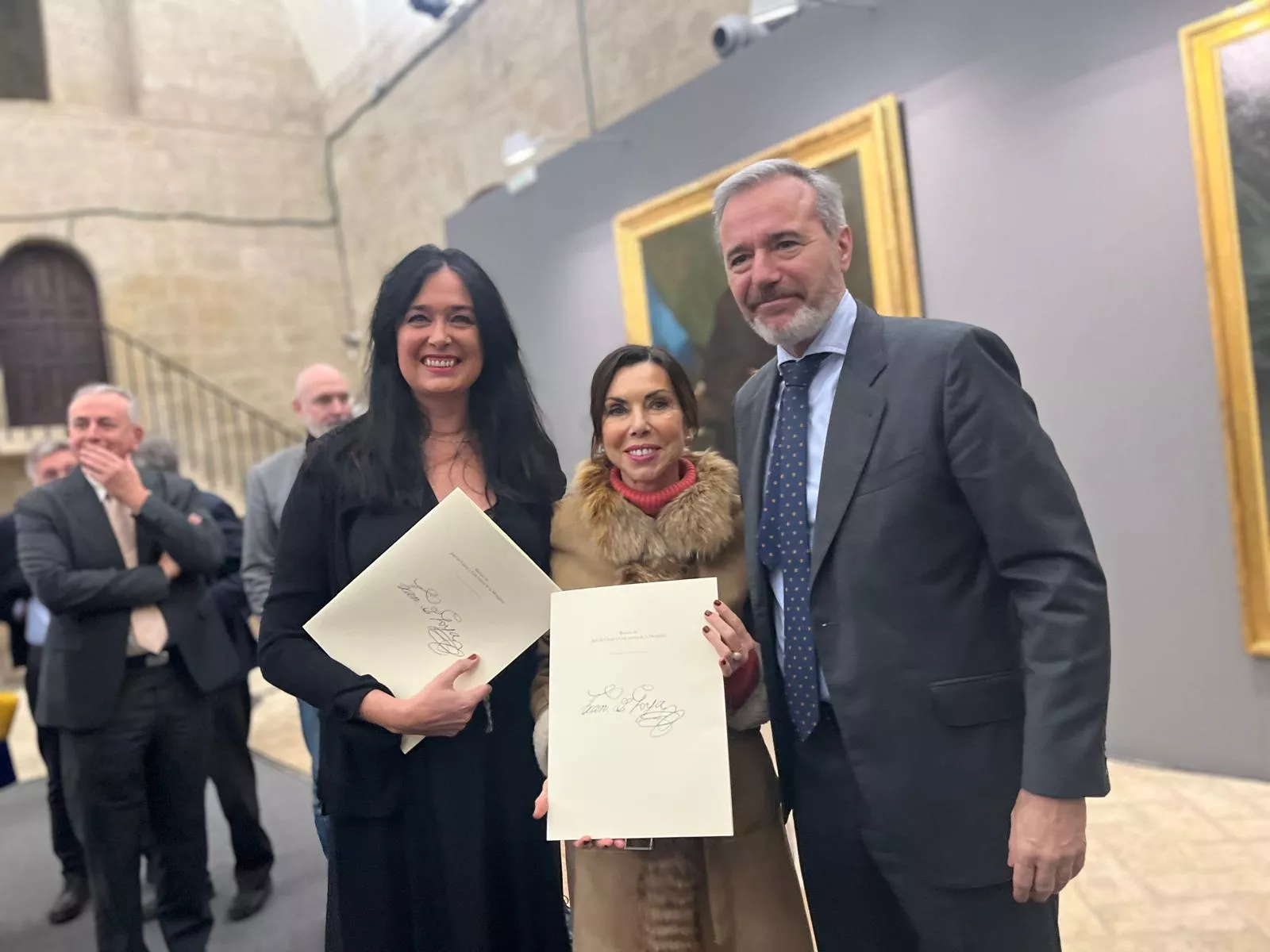Presentación de la obra de Francisco de Goya 'Retrato de José de Cistué y Coll'. Foto Mercedes Manterola