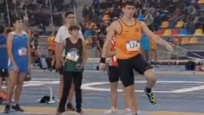 Rubén Cruz, el domingo en Sabadell. Rubén Cruz, el domingo en Sabadell.