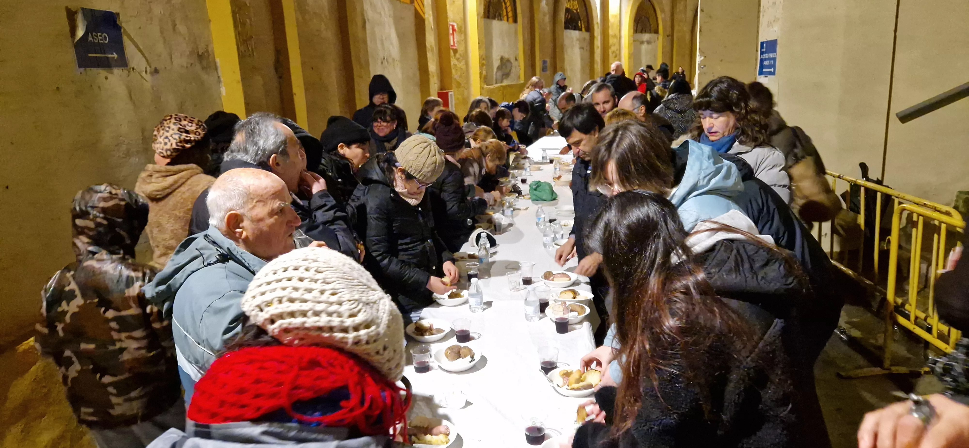 Víspera de San Vicente, sin hoguera y a cubierto. Foto Myriam Martínez 