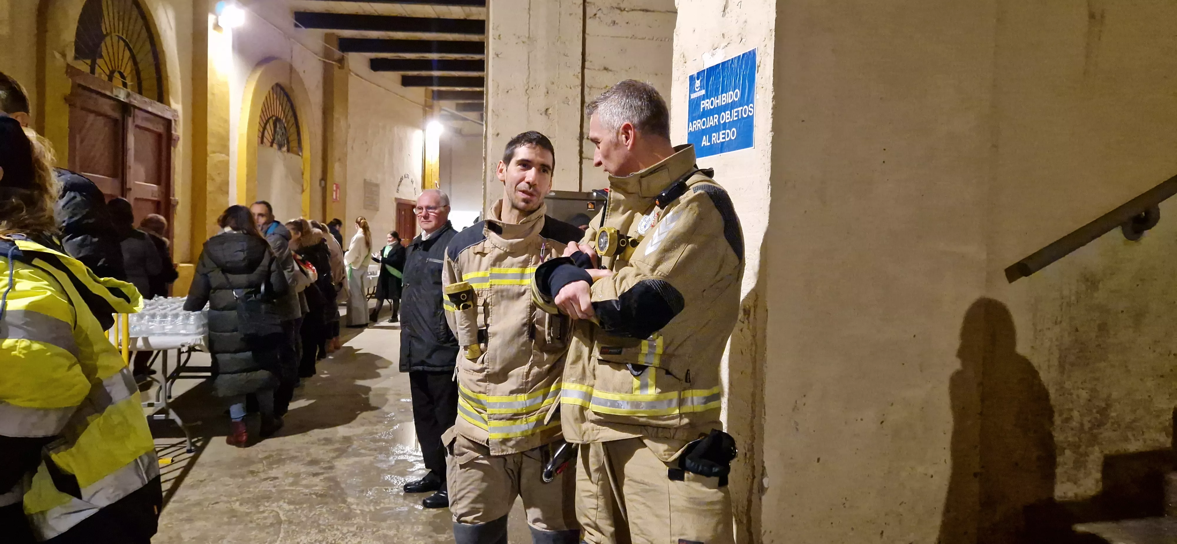 Víspera de San Vicente, sin hoguera y a cubierto. Foto Myriam Martínez 
