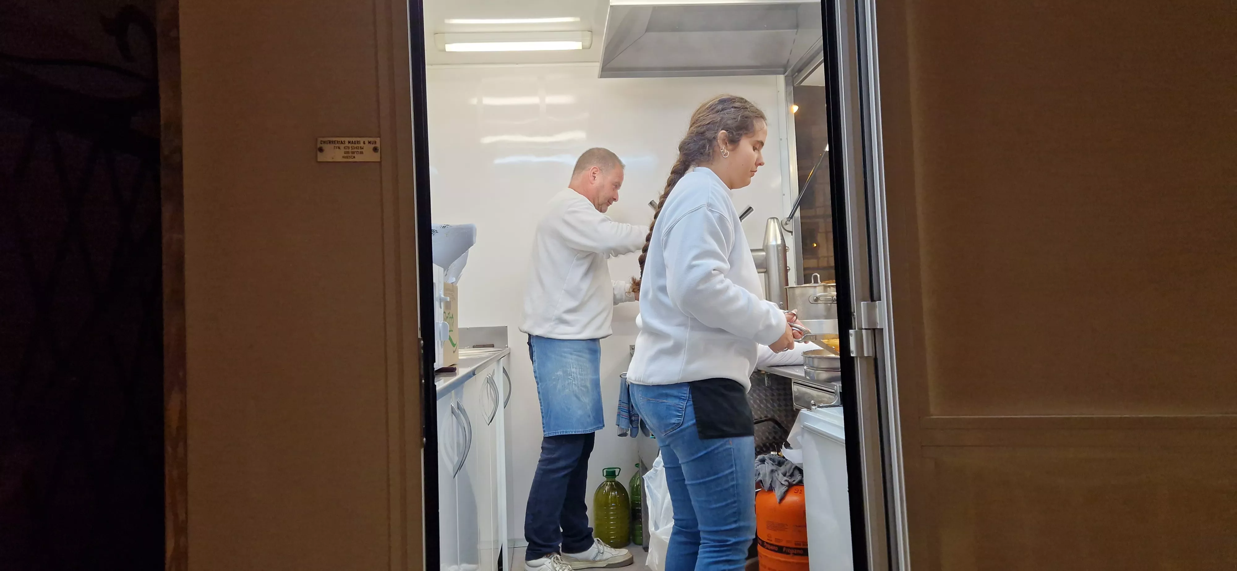 Víspera de San Vicente, sin hoguera y a cubierto. Foto Myriam Martínez 