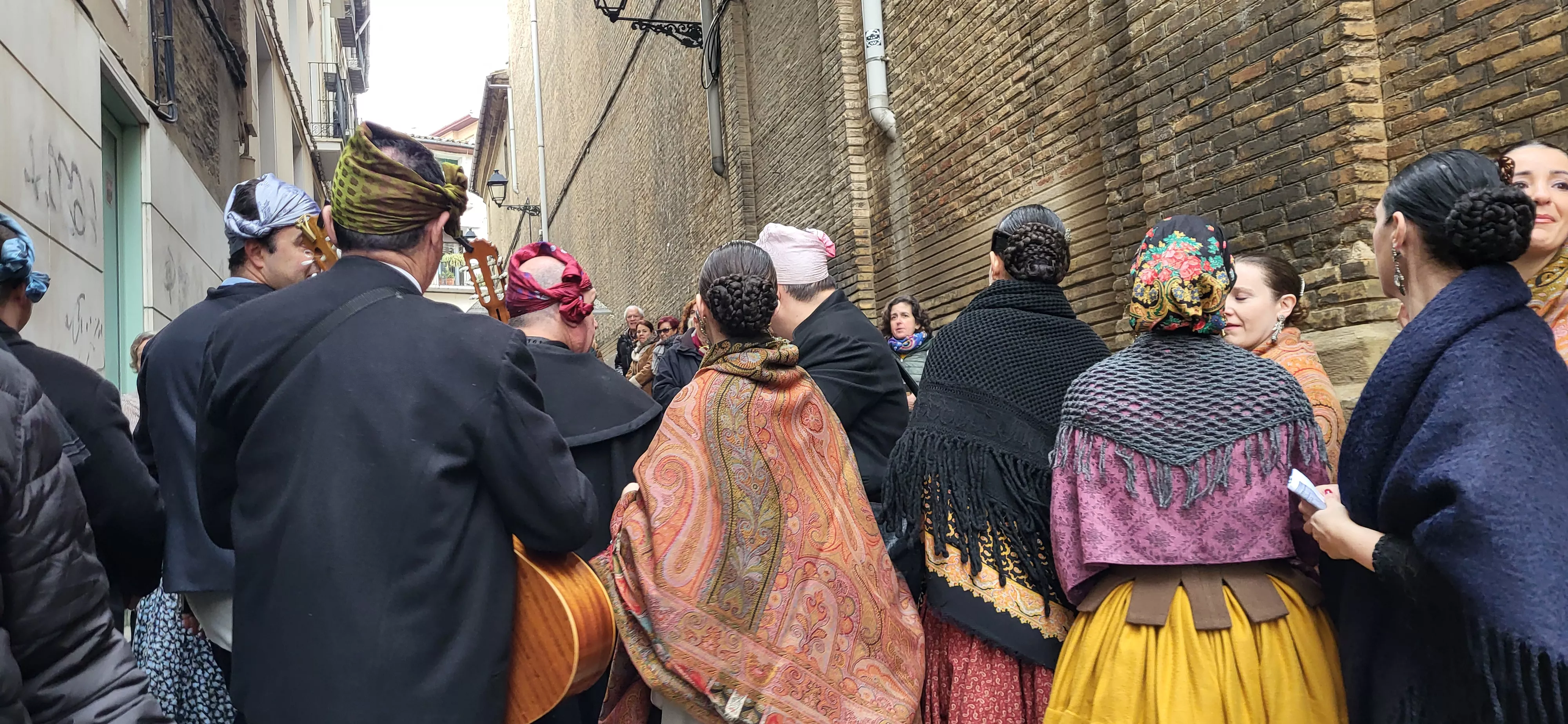 Ronda a San Vicente 2025 con Elenco Aragonés y el Grupo San Lorenzo. Foto Mercedes Manterola