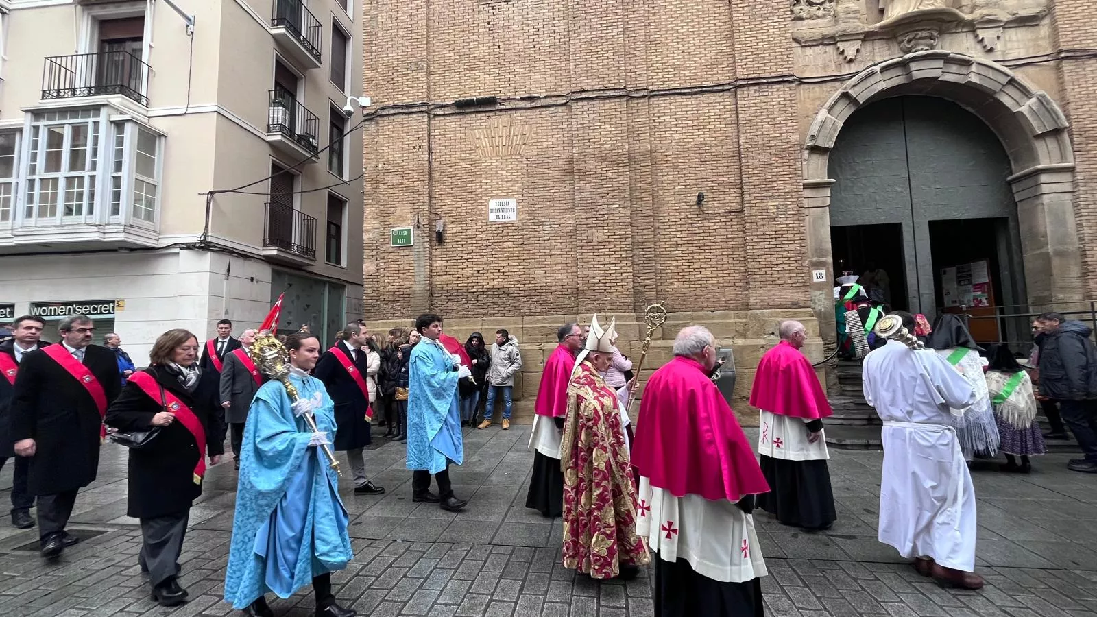 Huesca recupera la procesión de San Vicente. Foto Mercedes Manterola