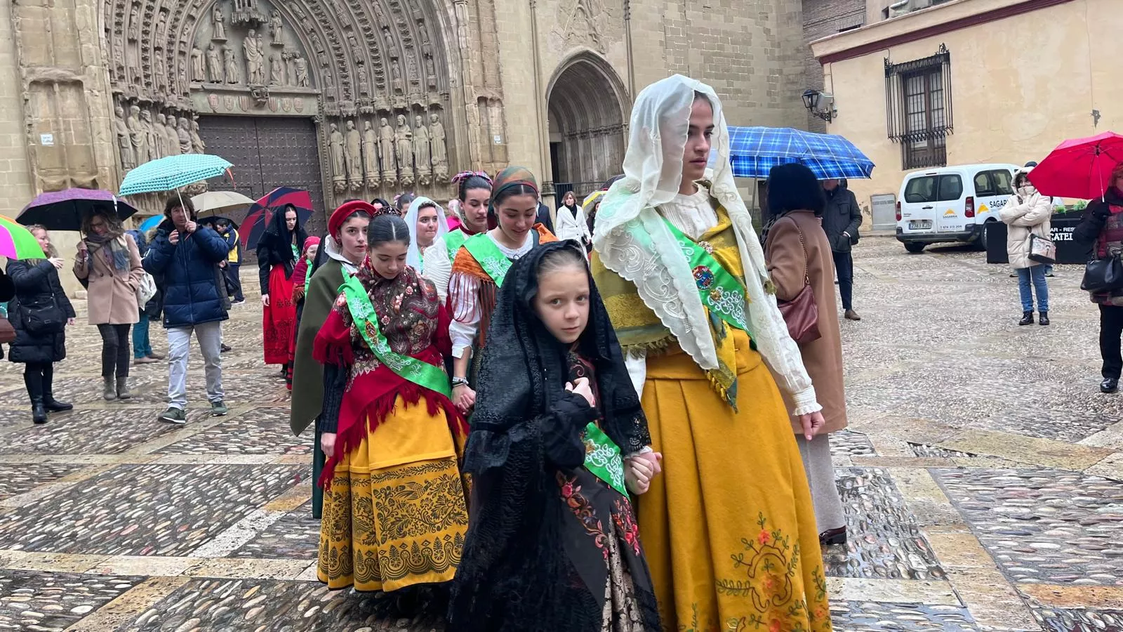 Huesca recupera la procesión de San Vicente. Foto Mercedes Manterola