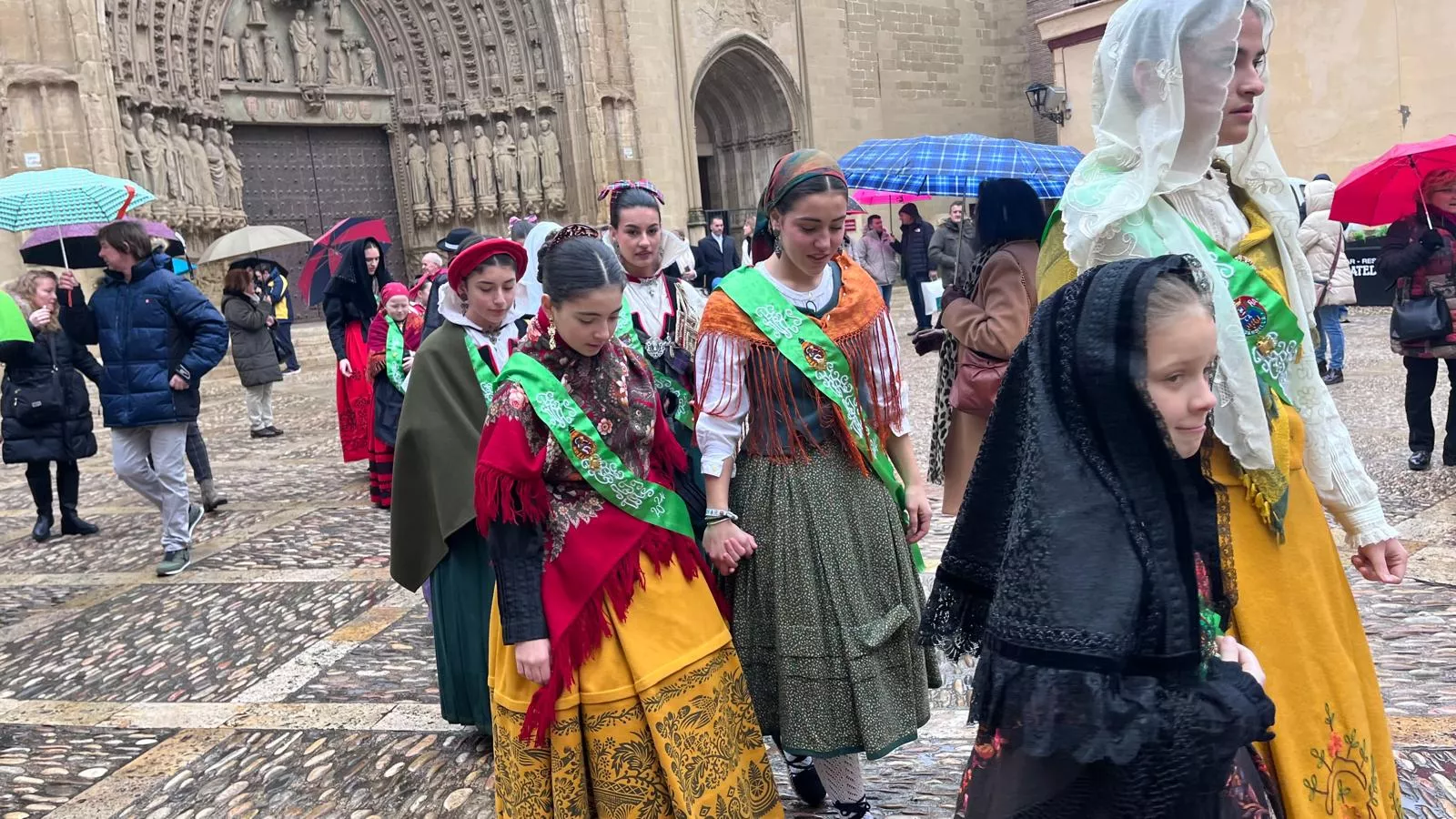 Huesca recupera la procesión de San Vicente. Foto Mercedes Manterola