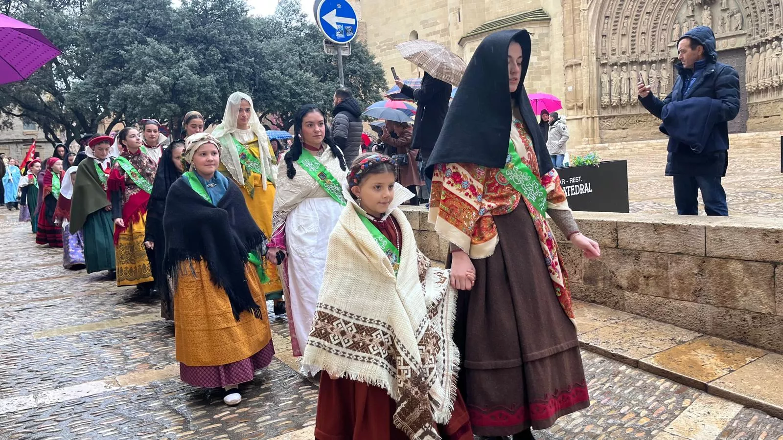 Huesca recupera la procesión de San Vicente. Foto Mercedes Manterola