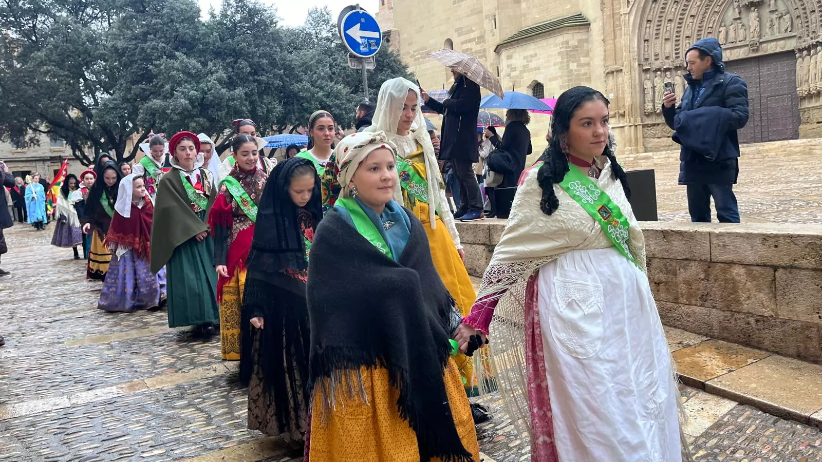 Huesca recupera la procesión de San Vicente. Foto Mercedes Manterola