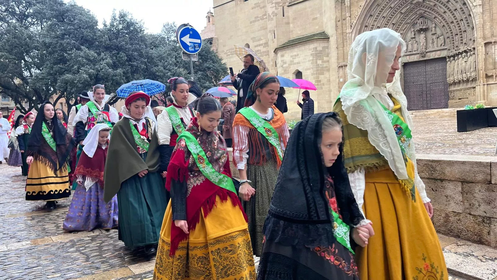 Huesca recupera la procesión de San Vicente. Foto Mercedes Manterola