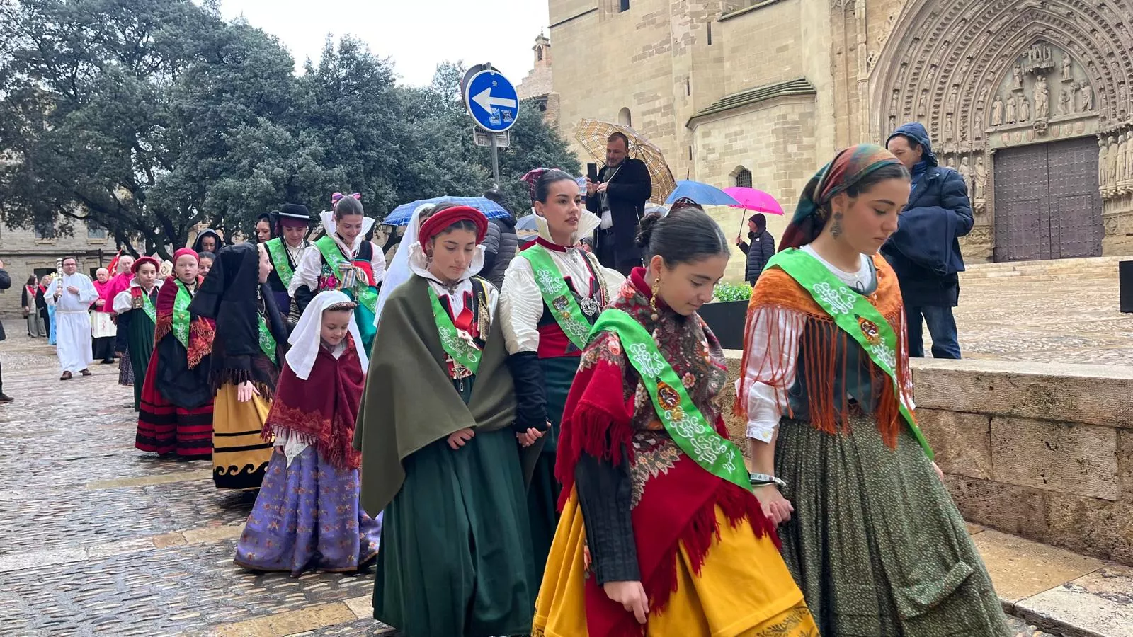 Huesca recupera la procesión de San Vicente. Foto Mercedes Manterola