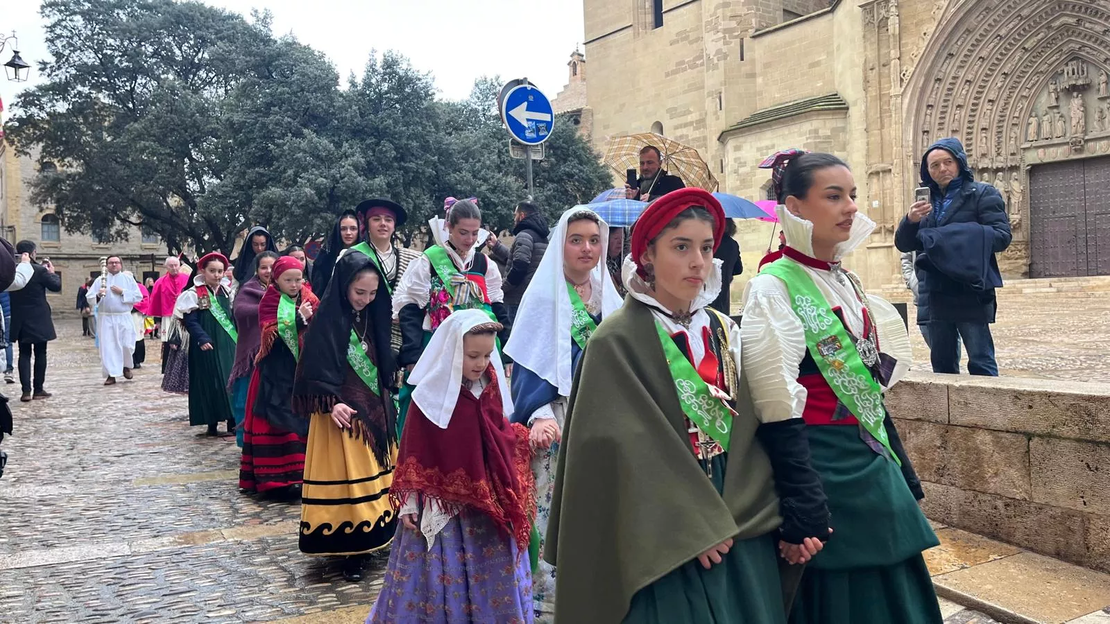Huesca recupera la procesión de San Vicente. Foto Mercedes Manterola