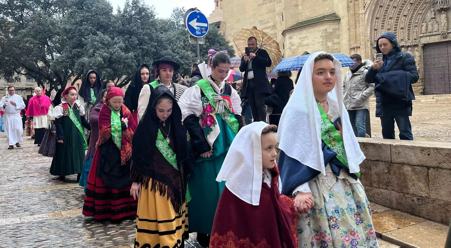 Huesca recupera la procesión de San Vicente. Foto Mercedes Manterola
