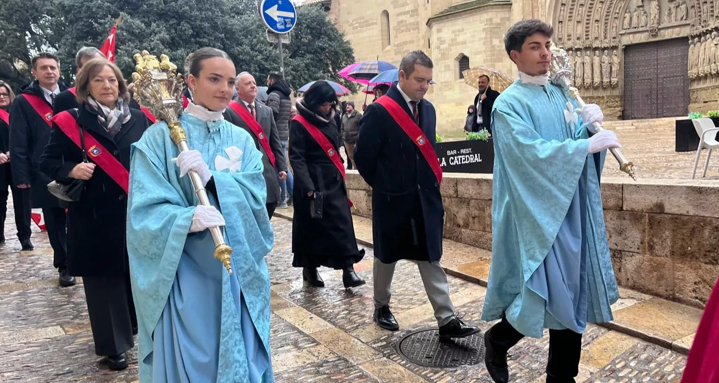 Huesca recupera la procesión de San Vicente. Foto Mercedes Manterola