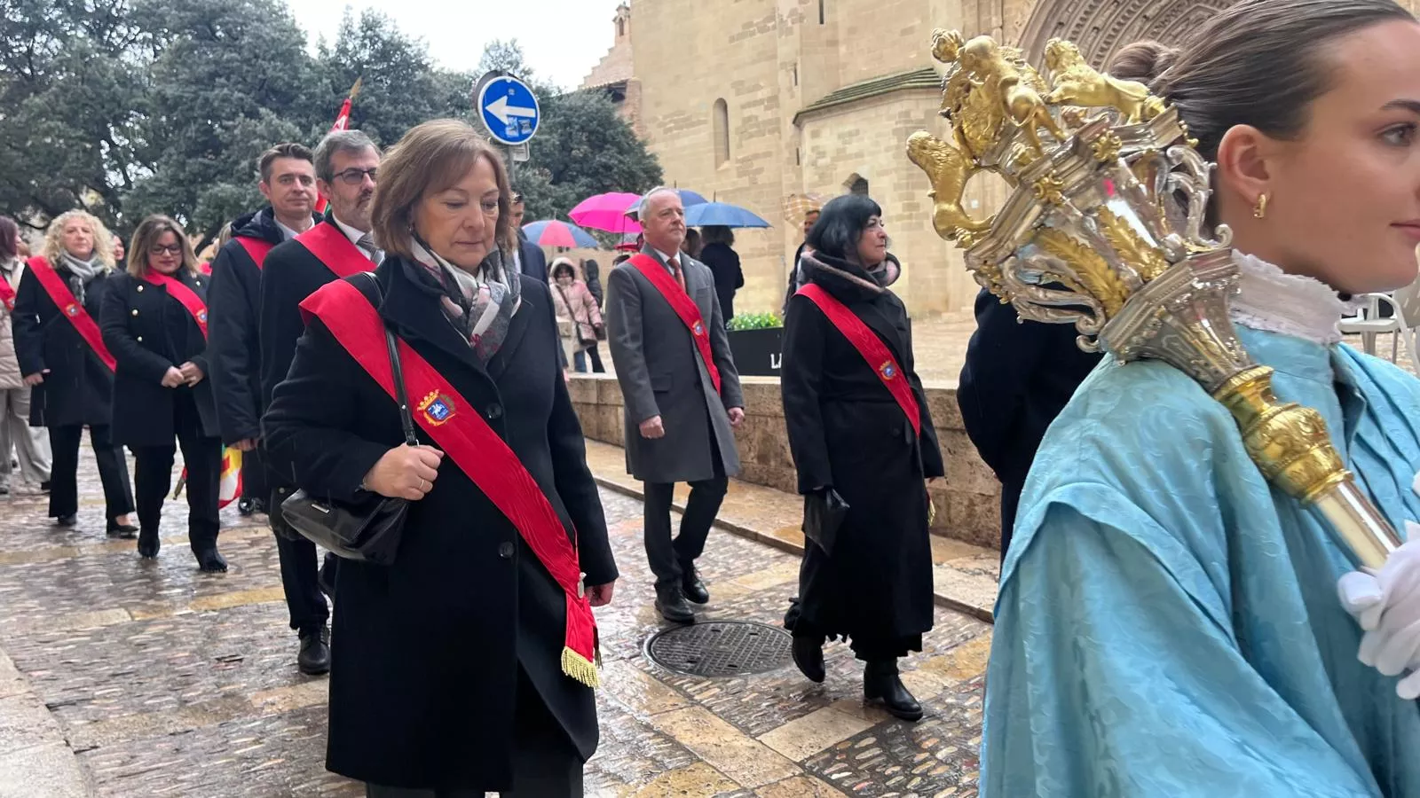 Huesca recupera la procesión de San Vicente. Foto Mercedes Manterola
