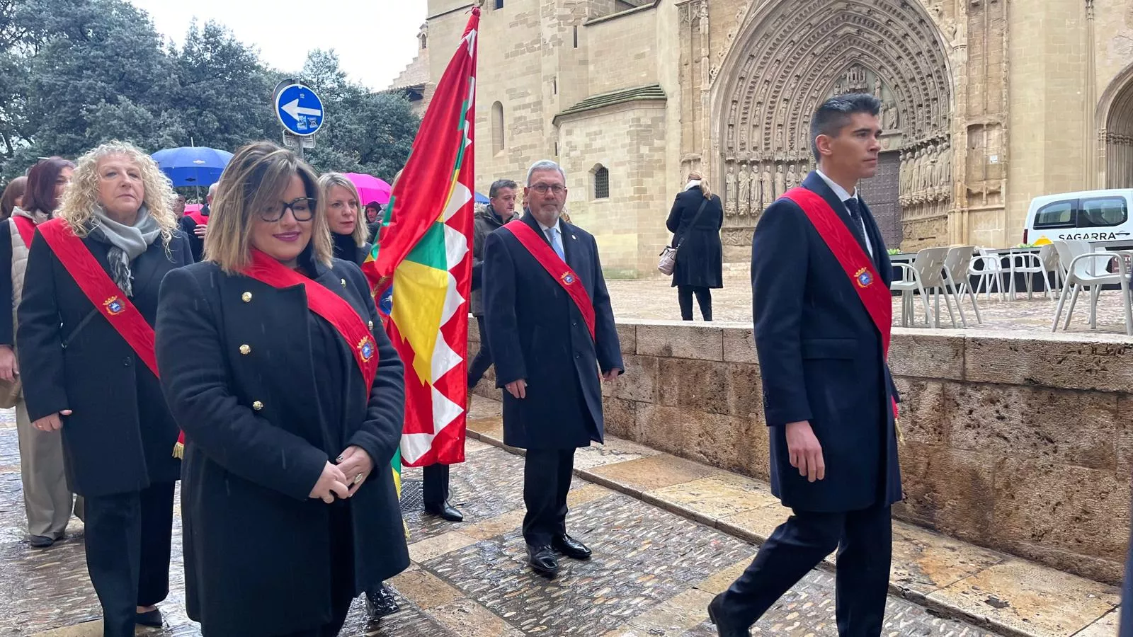 Huesca recupera la procesión de San Vicente. Foto Mercedes Manterola