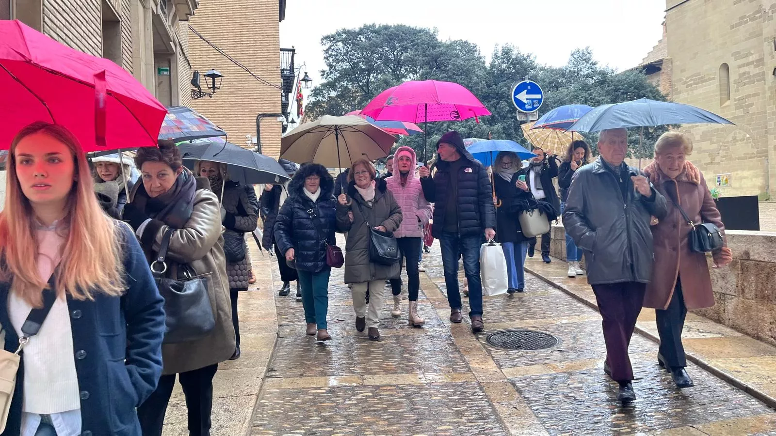 Huesca recupera la procesión de San Vicente. Foto Mercedes Manterola