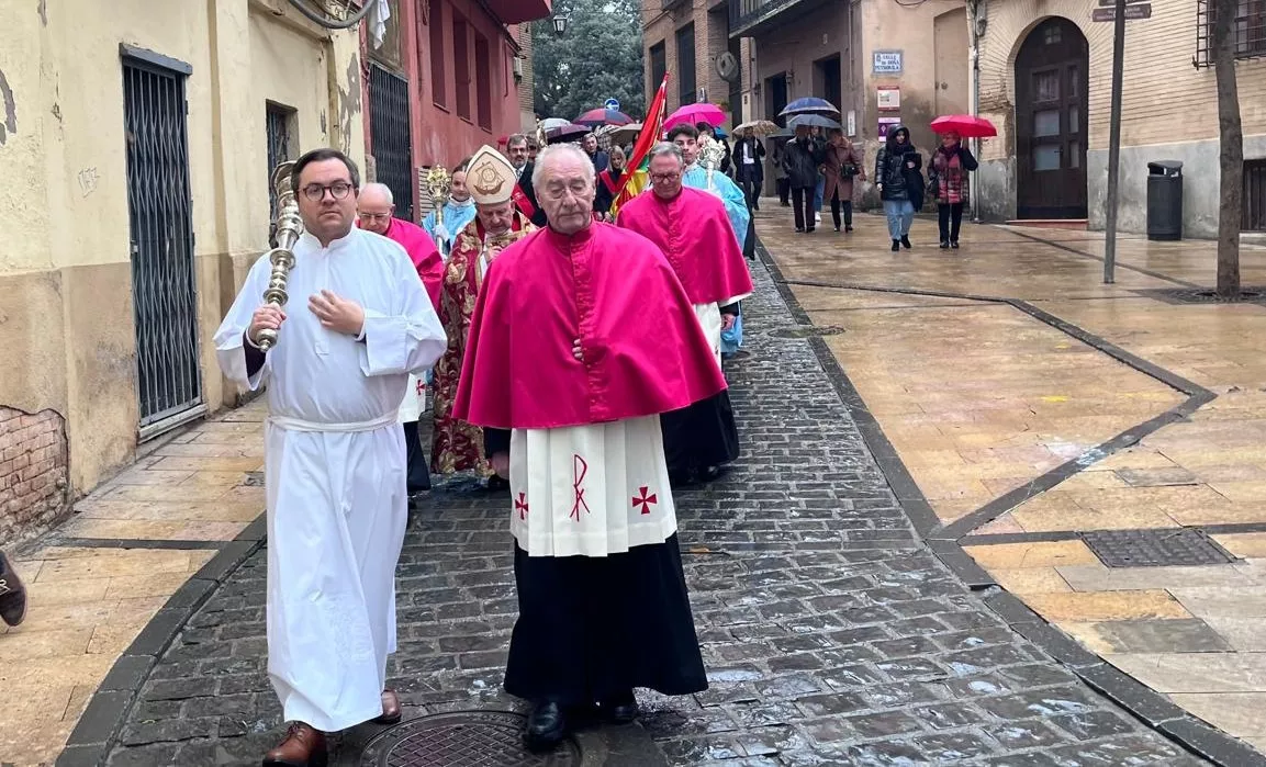 Huesca recupera la procesión de San Vicente. Foto Mercedes Manterola