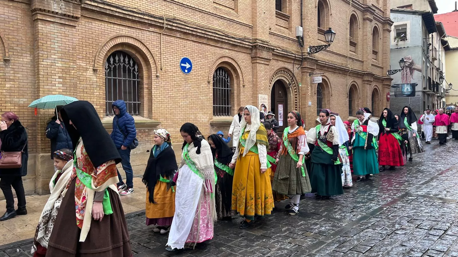 Huesca recupera la procesión de San Vicente. Foto Mercedes Manterola