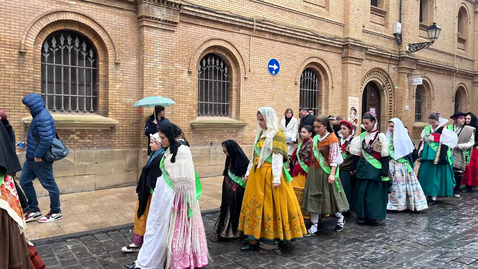Huesca recupera la procesión de San Vicente. Foto Mercedes Manterola