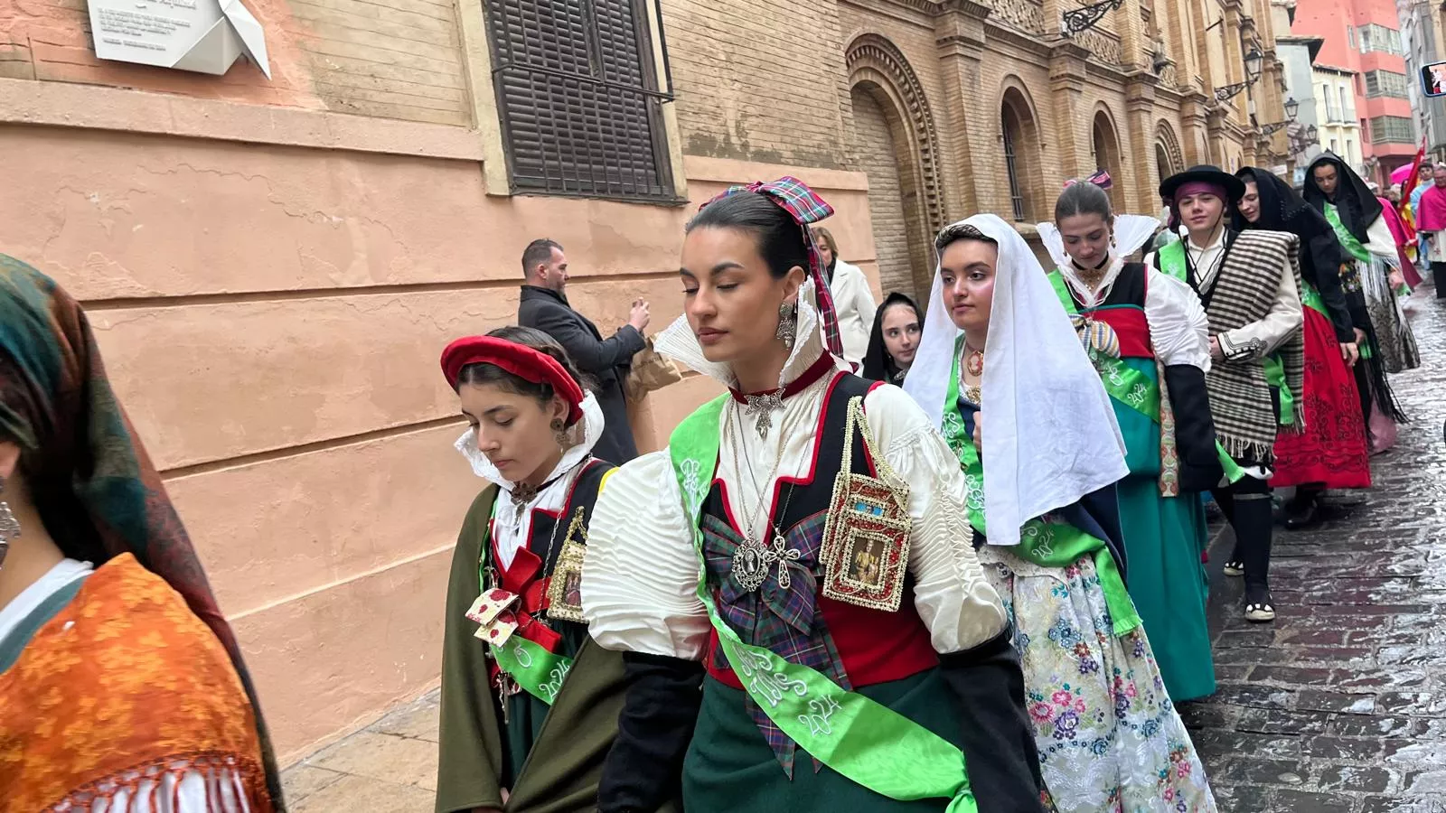 Huesca recupera la procesión de San Vicente. Foto Mercedes Manterola