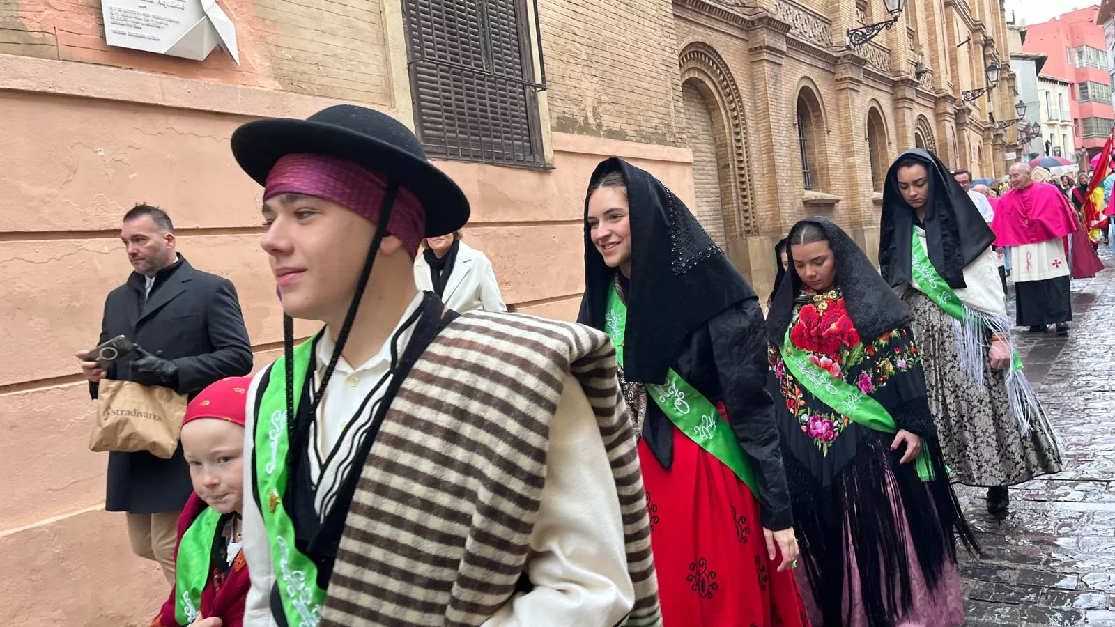 Huesca recupera la procesión de San Vicente. Foto Mercedes Manterola