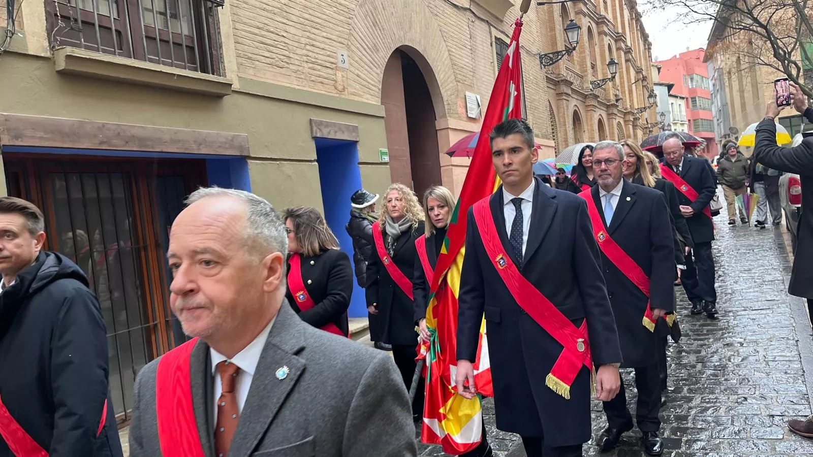 Huesca recupera la procesión de San Vicente. Foto Mercedes Manterola
