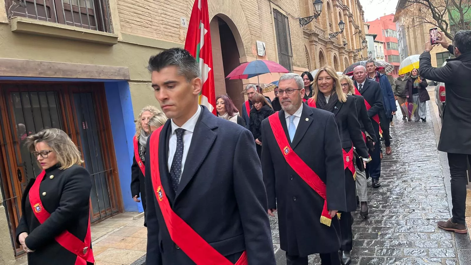 Huesca recupera la procesión de San Vicente. Foto Mercedes Manterola