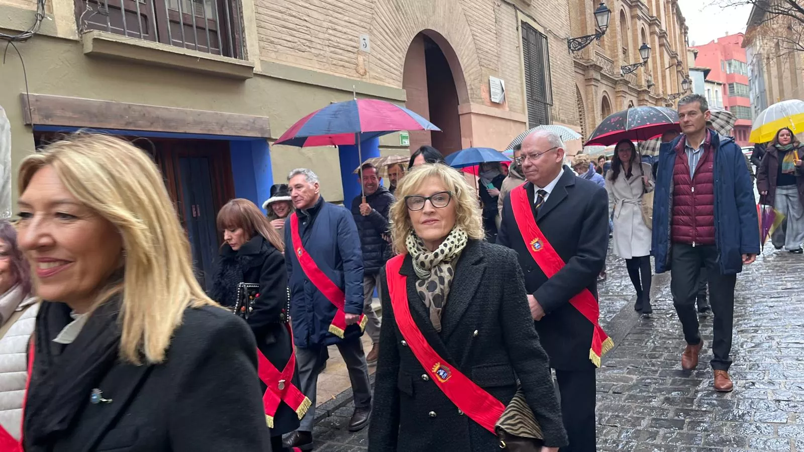 Huesca recupera la procesión de San Vicente. Foto Mercedes Manterola