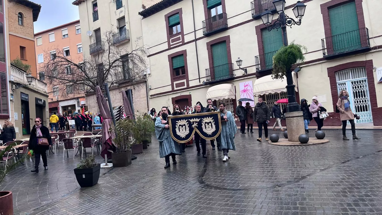 Huesca recupera la procesión de San Vicente. Foto Mercedes Manterola
