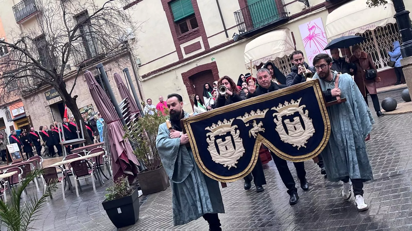 Huesca recupera la procesión de San Vicente. Foto Mercedes Manterola